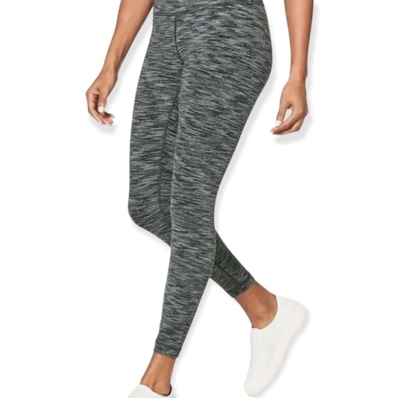 Lululemon Wunder Under Hi-Rise 7/8 Tight Leggings Wee Are From Space Black Slate - Picture 4 of 12